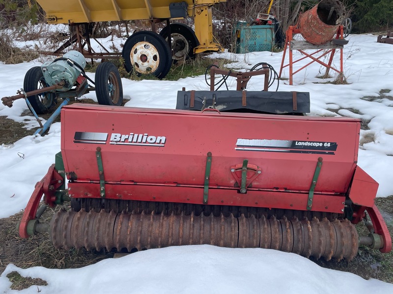 Planting  Brillion 64 Landscape Seeder 64" Photo